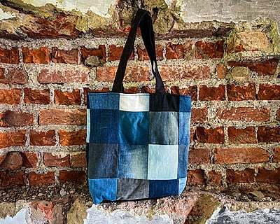 Shopping Bag blue by Purkul