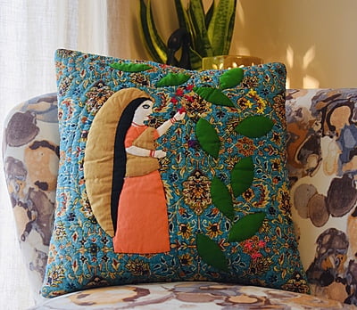 Cushion cover turquoise by Prukul